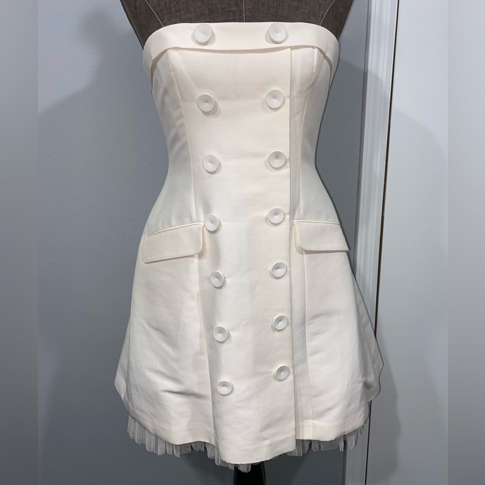 BCBGMaxAzria pleated dress